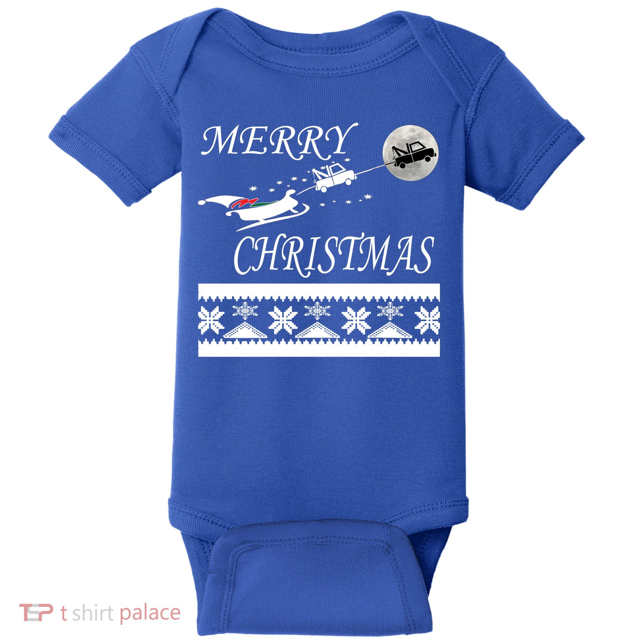 Funny Tow Truck Driver Christmas Gift Repo Baby Bodysuit