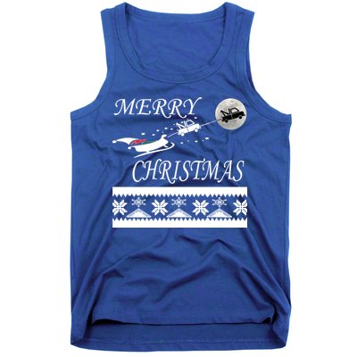 Funny Tow Truck Driver Christmas Gift Repo Tank Top