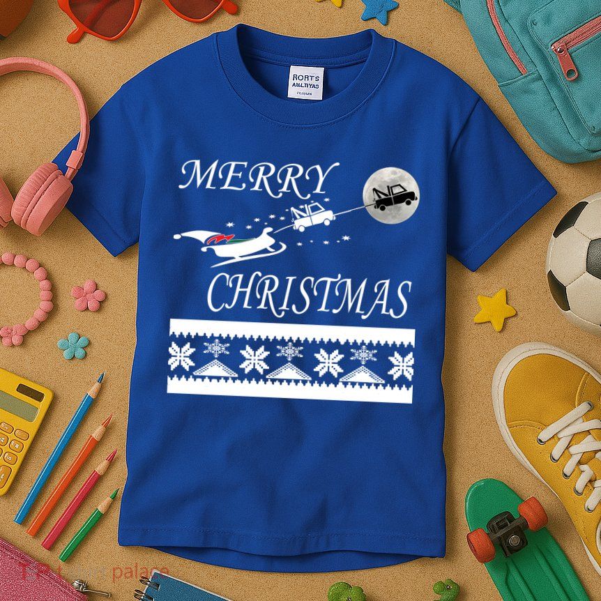 Funny Tow Truck Driver Christmas Gift Repo Kids T-Shirt