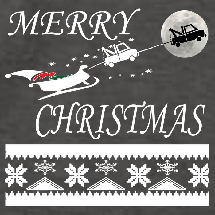 Funny Tow Truck Driver Christmas Gift Repo Vector Backpack