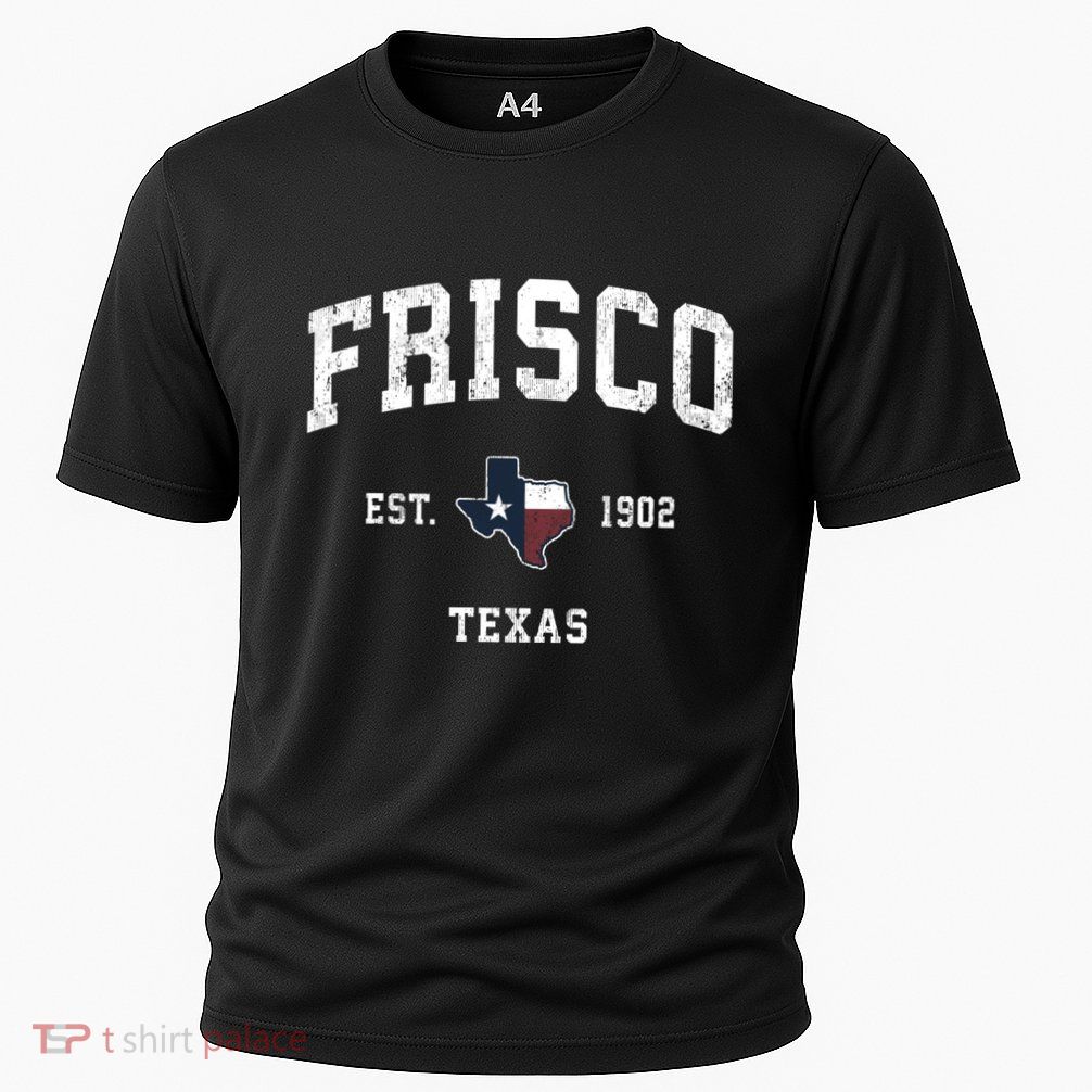 Frisco Texas Tx Vintage State Flag Sports Performance Shirt