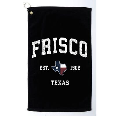 Frisco Texas Tx Vintage State Flag Sports Golf Towel