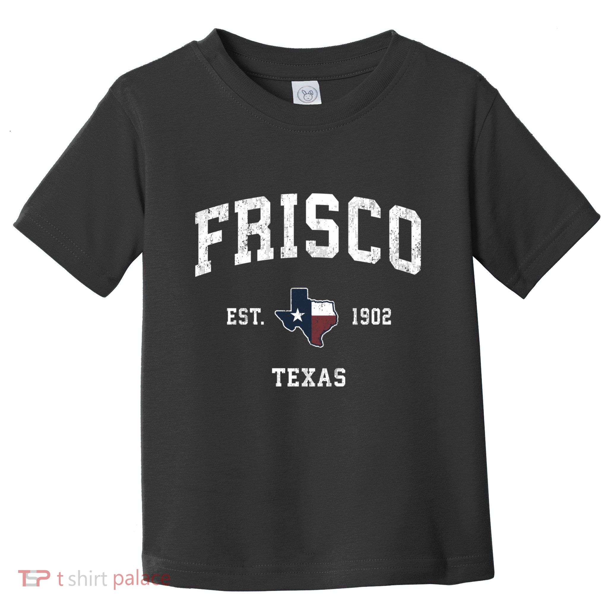 Frisco Texas Tx Vintage State Flag Sports Toddler T-Shirt
