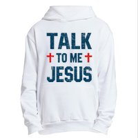 Funny Talk To Me Jesus Christ Vintage Urban Pullover Hoodie