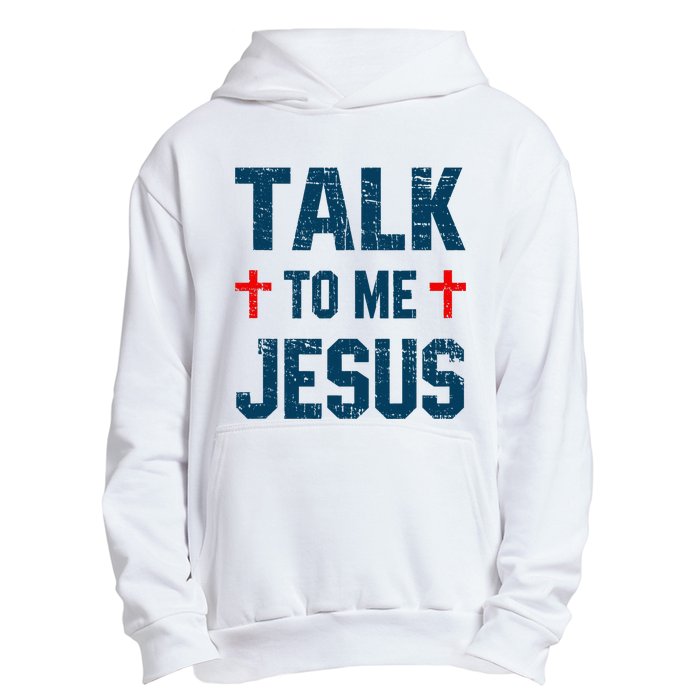 Funny Talk To Me Jesus Christ Vintage Urban Pullover Hoodie