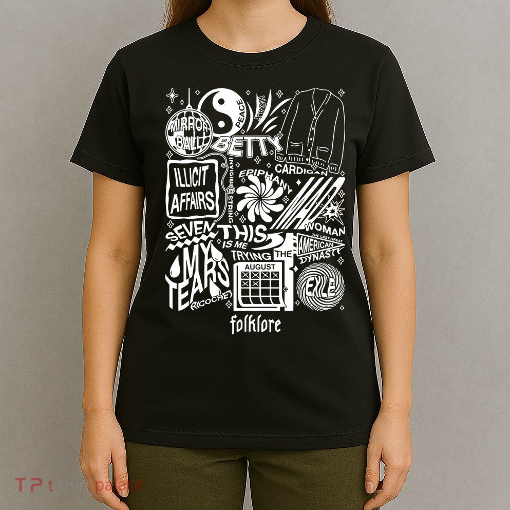 Folklore Tracklist Ts T-Shirt