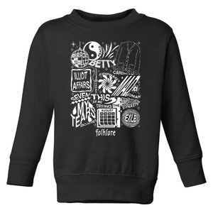 Folklore Tracklist Ts Toddler Sweatshirt