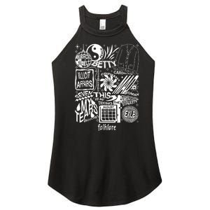 Folklore Tracklist Ts Women's Perfect Tri Rocker Tank