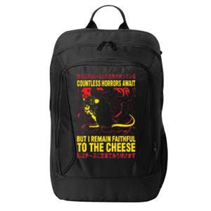 Faithful To The Cheese Japanese Horror Rat City Backpack