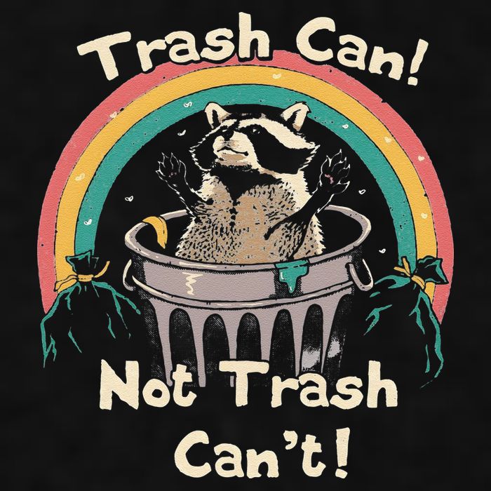 Funny Trash Talker Trash Can Not Trash Cant Ladies PosiCharge Tri-Blend Wicking Tank