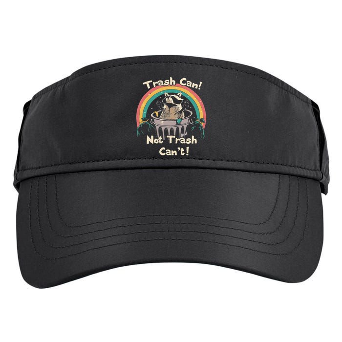 Funny Trash Talker Trash Can Not Trash Cant Adult Drive Performance Visor