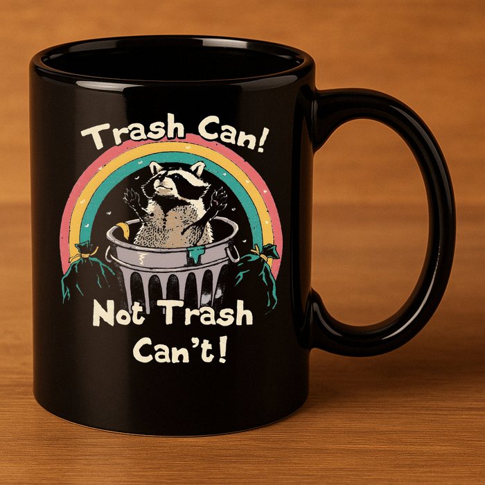 Funny Trash Talker Trash Can Not Trash Cant 11oz C Handle Ceramic Mug