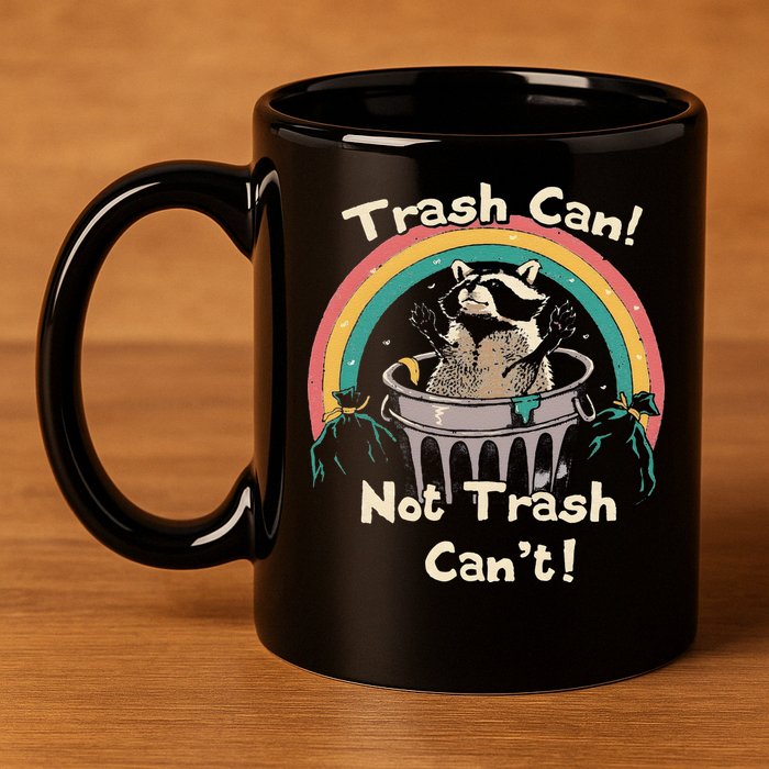 Funny Trash Talker Trash Can Not Trash Cant 11oz C Handle Ceramic Mug