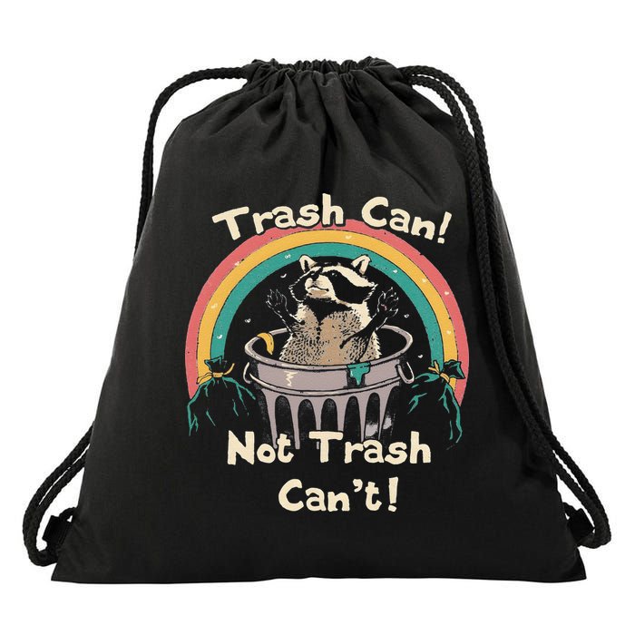 Funny Trash Talker Trash Can Not Trash Cant Drawstring Bag