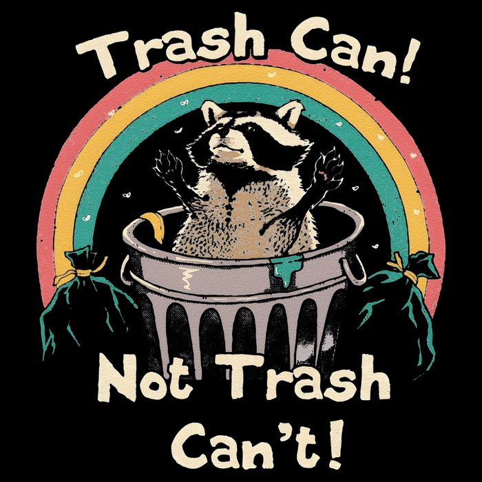 Funny Trash Talker Trash Can Not Trash Cant Mousepad