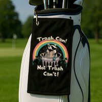 Funny Trash Talker Trash Can Not Trash Cant Golf Towel