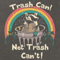 Funny Trash Talker Trash Can Not Trash Cant Cotton Canvas Backpack