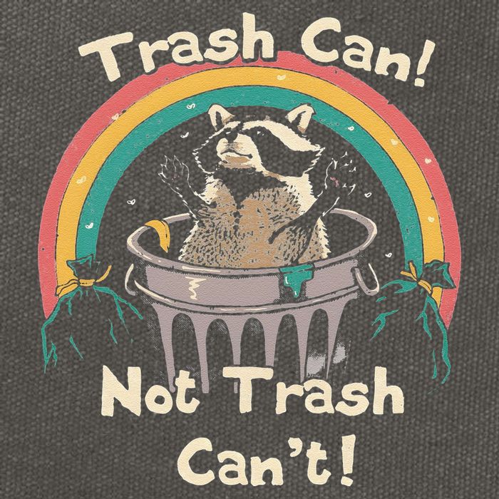 Funny Trash Talker Trash Can Not Trash Cant Cotton Canvas Backpack