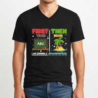 First Teach Then Beach I Am Earning A Summerbreak V-Neck T-Shirt