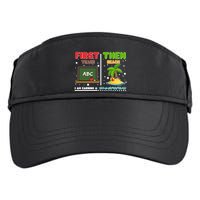 First Teach Then Beach I Am Earning A Summerbreak Adult Drive Performance Visor