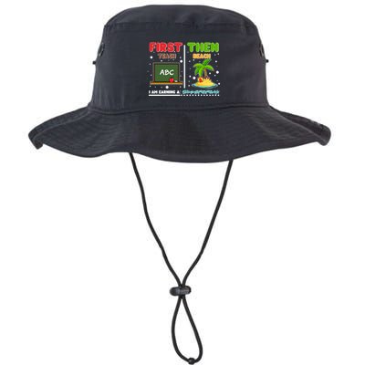 First Teach Then Beach I Am Earning A Summerbreak Bucket Hat