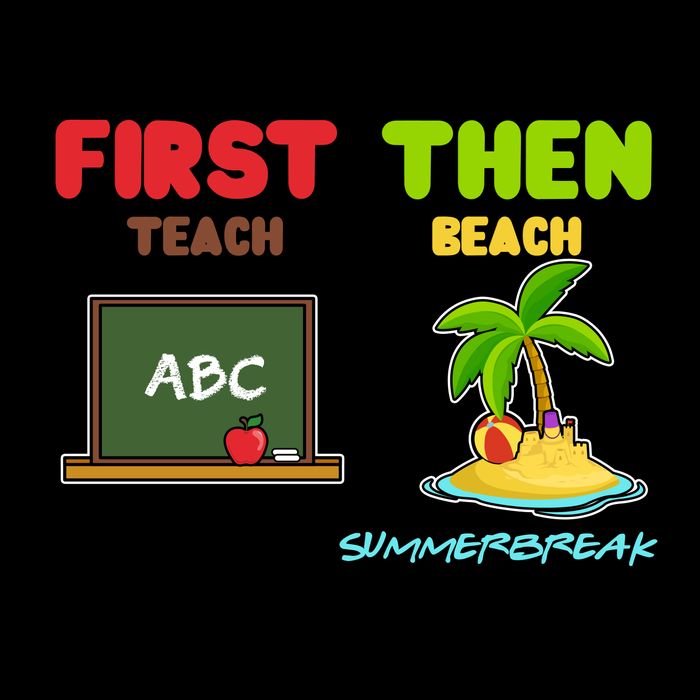 First Teach Then Beach I Am Earning A Summerbreak Mug