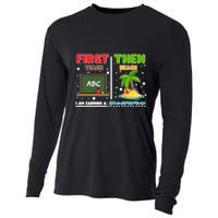 First Teach Then Beach I Am Earning A Summerbreak Cooling Performance Long Sleeve Crew