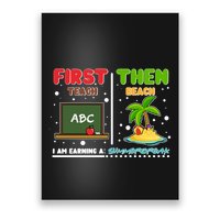 First Teach Then Beach I Am Earning A Summerbreak Poster