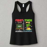 First Teach Then Beach I Am Earning A Summerbreak Womens Tank Top