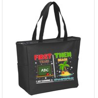 First Teach Then Beach I Am Earning A Summerbreak Zip Tote Bag