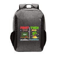 First Teach Then Beach I Am Earning A Summerbreak Vector Backpack