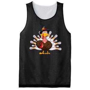 Funny Thanksgiving Turkey Bowling Pin Matching Team Mesh Reversible Basketball Jersey Tank