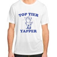 Funny Top Tier Yapper Funny Meme Cowboy Frog Yapping Quote Adult ChromaSoft Performance T-Shirt