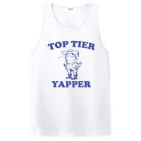 Funny Top Tier Yapper Funny Meme Cowboy Frog Yapping Quote PosiCharge Competitor Tank