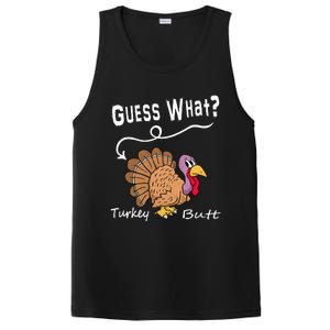 Funny Thanksgiving Turkey Gift Guess What Turkey Butt! PosiCharge Competitor Tank