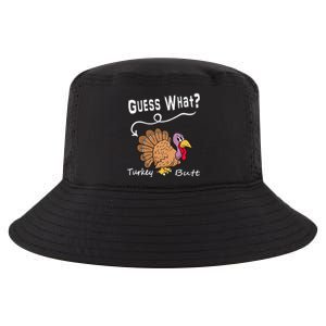 Funny Thanksgiving Turkey Gift Guess What Turkey Butt! Cool Comfort Performance Bucket Hat