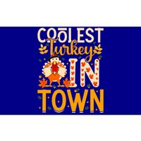 Funny Thanksgiving Turkey Coolest Turkey In Town Gift Bumper Sticker