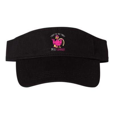 Funny Thanksgiving Turkey Pink Flamingo Pun Visor
