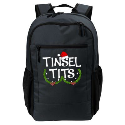 Funny Tinsel Tits Matching Jingle Balls Christmas Couples Daily Commute Backpack