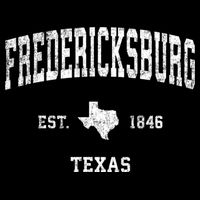 Fredericksburg Texas Tx Vintage Athletic Sports Button