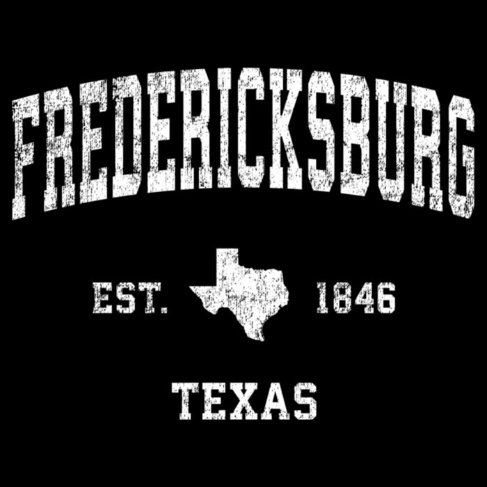 Fredericksburg Texas Tx Vintage Athletic Sports Button