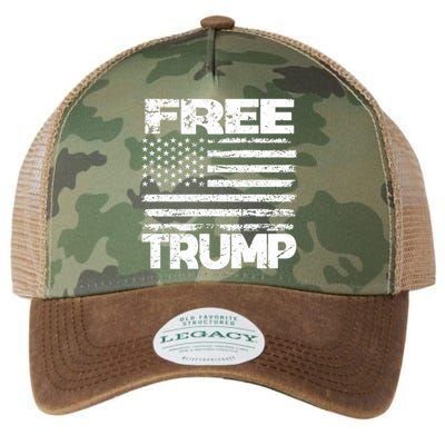 Free Trump Take America Back For President 2024 Trump 24 Usa Legacy Tie Dye Trucker Hat