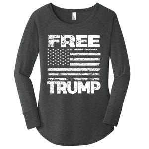 Free Trump Take America Back For President 2024 Trump 24 Usa Women's Perfect Tri Tunic Long Sleeve Shirt