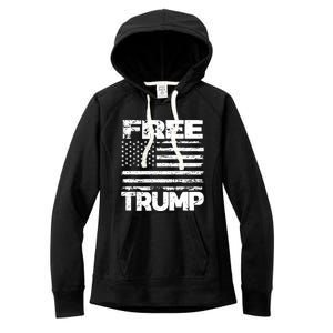 Free Trump Take America Back For President 2024 Trump 24 Usa Women's Fleece Hoodie