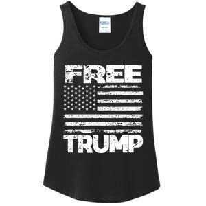 Free Trump Take America Back For President 2024 Trump 24 Usa Ladies Essential Tank