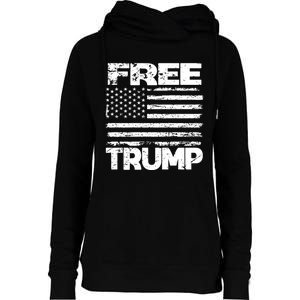 Free Trump Take America Back For President 2024 Trump 24 Usa Womens Funnel Neck Pullover Hood