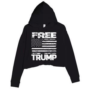 Free Trump Take America Back For President 2024 Trump 24 Usa Crop Fleece Hoodie