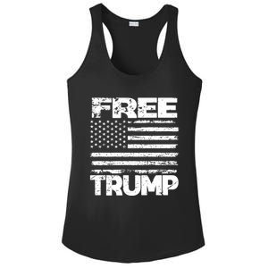 Free Trump Take America Back For President 2024 Trump 24 Usa Ladies PosiCharge Competitor Racerback Tank