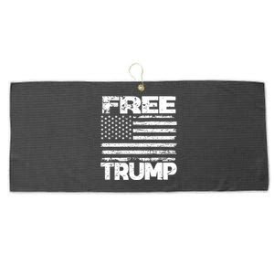 Free Trump Take America Back For President 2024 Trump 24 Usa Large Microfiber Waffle Golf Towel