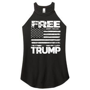 Free Trump Take America Back For President 2024 Trump 24 Usa Women's Perfect Tri Rocker Tank